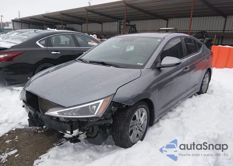 2019 Hyundai Elantra Value Edition z USA, uszkodzony, nr VIN KMHD84LF3KU862699